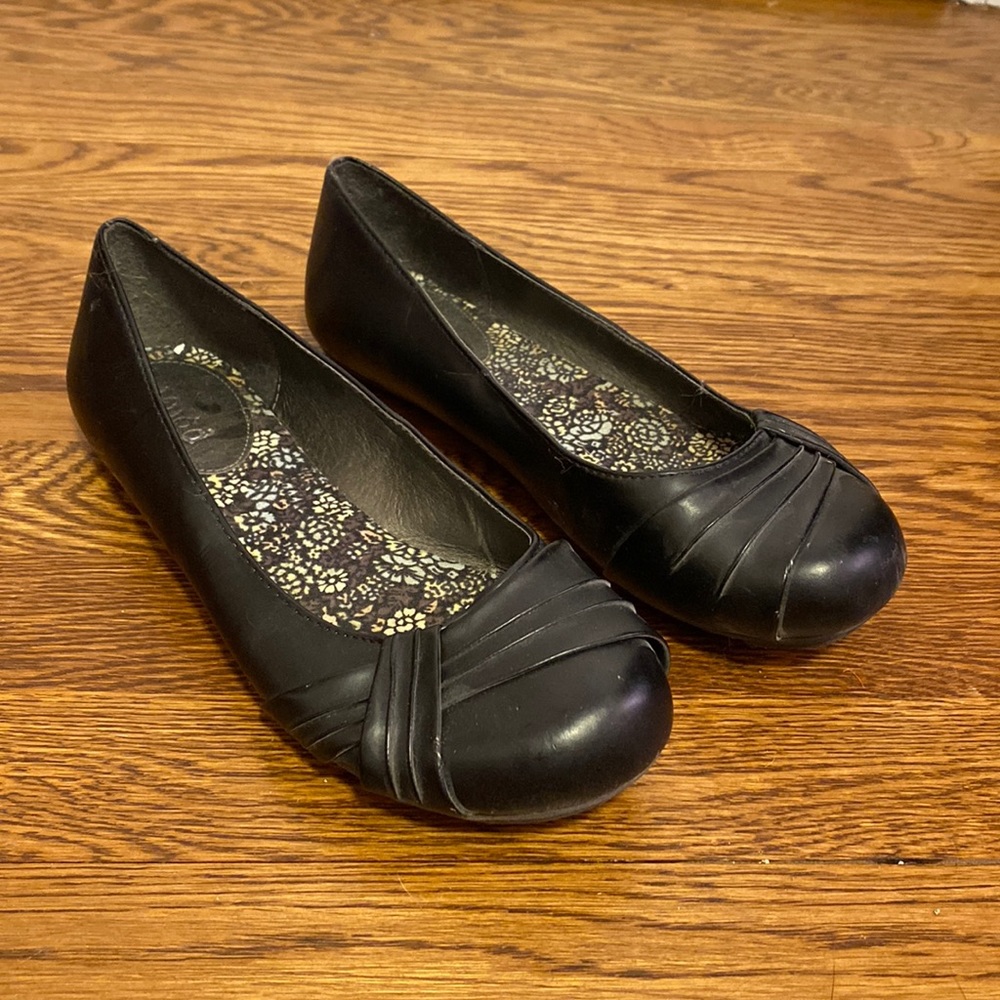Mudd | Black Formal Flats